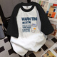 Metersbonwe pure cotton short-sleeved T-shirt men's summer American retro raboss sleeve top color-blocking loose versatile couple half-sleeved T-shirt P55-light gray paired navy blue-[C694] S 60-80Jin[Jin equals 0.5 kg]