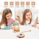 
Orff 6-piece set of baby early education listening exercise wooden comforting piano wind chime children's musical instrument toys Yunduo piano music set