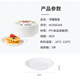 Meiya Disposable Dinner Plate Food Grade 18cm*40 Fruit BBQ Cake Dip and Bone Plate