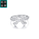 Gongzhan platinum bow ring for women, sweet style pt950 platinum index finger ring, live fashionable birthday gift for girlfriend, exquisite bow platinum ring, about 4.8-5 grams