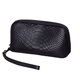 Sac d'embrayage tempérament féminin 2025 Nouvelle couche supérieure Sac à feuille de vache femelle petite sac à la mode motif crocodile authentique sac à main en cuir noir