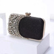 Yingtang celebrity diamond bag banquet dress clutch bag dinner bag wedding bridesmaid handbag gold moon shape