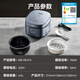 Midea government subsidy rice cooker 4L silver diamond inner pot 11 large menu household smart multi-function rice cooker high power rice cooker MB-RE473 (3-4 people)