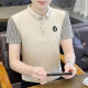 濮水方方夏季男士POLO衫棉短袖韩版潮流设计 687绿色 M 【16590-110斤】