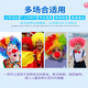 Jieyi children's wig colorful headgear afro clown kindergarten performance props funny birthday rainbow funny headdress colorful wig 1 + nose 1 22*30*2*