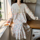 
Yalu coral velvet nightgown for women in autumn and winter lace lace 2025 new thickened palace princess style flannel pajamas KMN_12342# lace lace velvet skirt M 160()