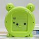 Creative cartoon little frog boy alarm clock cute child female student with internet celebrity desktop green watch ornament emerald green