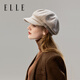 ELLE wool duck beret women's autumn and winter fashion versatile octagonal hat newsboy British style painter hat