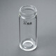 Copa de vidrio Heenoor (Heenoor) Copa de agua engrosada de una sola capa con filtro para la taza de té de oficina de negocios 6191 nueva cubierta de osos 410 ml