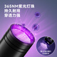 Made in Tokyo, purple light 365nm UV Wood-style lamp jade identification anti-counterfeiting cat moss fluorescent agent detection flashlight