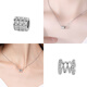 Fat Donglai same style pt950 platinum small waist necklace 2025 new single pendant single pendant for women pure transfer beads - no chain