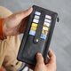GOLFERY light luxury brand men's card bag men's genuine leather large capacity multi-card position ultra-thin ID card cover bank card clip men's attention, choose the required color before placing an order