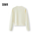 Semir [same style in the mall] jacket for women's short solid color loose and gentle 2025 autumn round-neck jacket 101525108019