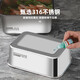 Ouquan Weige 316 Edelstahl Frischwachtbox Lebensmittelqualität versiegelter Kühlschrank Gefrierschranklager mit zweiköpfigem Pack-9928*18*9cm-4300ml