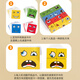 Sangetian Children's Face Change Cube Puzzle Builds Building Blocks Thinking Hands-On Braining Enfoque en los juguetes de interacción entre padres