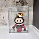 Sailoto labubu display box enamel labubu display box king labubu blind box storage box pendant transparent dustproof extra large labubu storage box