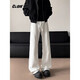 Clor Scimitar Jeans Herren Cleanfit Amerikanische Modemarke Lose vielseitige gerade Hose NZ15 White XL