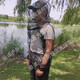 Jie Yintong 2024 Fishing Anti-mosquito Cover Full Body Anti-mosquito Clothing Garden Work Anti-mosquito Clothing Outdoor Travel Camping Black Anti-mosquito Suit L