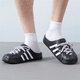 阿迪达斯 （adidas）男鞋女鞋夏季新款洞洞鞋勃肯鞋透气运动休闲鞋外穿凉拖鞋 JH9848/黑色 40.5