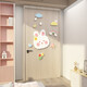 Internet-Promi Schlafzimmer Tür Aufkleber Zeichnung Kinderlayout Wanddekoration Mädchen Nacht