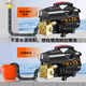 Black Cat Morita household high-pressure car washing machine 220V powerful flushing floor spray gun cleaning machine brush car washing tool full set of water gun 2800W long water gun + 8 meter tube + foam pot