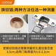 Cobbe (cobbe) stainless steel hydraulic hinge one section of force, solid-mounted without cover (large bend) 1 piece