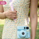 Fuji (FUJIFILM) Polaroid mini SE student model one-shot point-and-shoot camera male and female student model mini 7+/7s/7c upgraded version package includes photo paper blue beautiful freeze-frame set official standard accessory box including crystal shell photo album shoulder strap