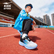 Hongxing Erke Children's Shoes 'Shoes' Shoes 'Shoes' Shoes 'Shoes' Adolescentes de mediana edad y grandes zapatos casuales para niños zapatos deportivos para niños | Mingou Erke blanco/piscina azul/negro-pequeño tamaño 35