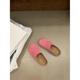 S.SOFEA Slippers Birkenstock de cuero grueso emulado para mujeres embarazadas con tendencia retro anti-deslizamiento 9226 azul 36