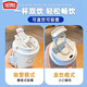 
THERMOS Cute Ghost Thermos Cup High-Precision Student Stainless Steel Portable New Double Drinking Coffee Men and Women Straw Water Cup BXAB13795 Ghost Powder + with Lanyard Ceramic Inner Bottom