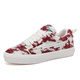 LIGHTNING X STORM Picasso paintings jointly created by Lightning men and women's shoes Revenge Storm Little Fragrance Bread Shoes Heightening Couple Skateboard Shoes D6227 Cherry Red 44