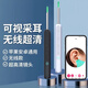 米家生态链品牌可视挖耳勺洁耳器无线连接手机内窥镜神器发光掏耳勺宝宝老人通用 黑色sss级【无线可视/拒绝盲掏】采耳新体验 3890W像素-升级款【掏耳神器套装】