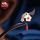 Phoenix Nirvana Wood New Chinese Style Ancient Style Hairpin Female Style Wooden Hairpin with Cheongsam as a Gift for Your Girlfriend Xuehui Hairpin