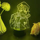 Pretty photo shoots and dreams of becoming a magic girl figure USB night light dance Shina Duna Kelis Tenkawa Kaorko anime 4877 Tenkawa Kaorko black background 16 colors + remote control + usb + battery compartment