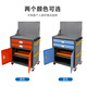 Shantou Lincun CNC machining center workbench CNC tool cart management cabinet tool cart BT30BT40BT50HSK tool handle rack M2-1 double-drawing tool cabinet