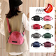 Bag de Weitilili Bolso para mujeres 24 Nuevo moderno y moderno Versátil Oxford tela Bag de carcasa de gran capacidad Ligero de un solo hombro Bolsas cruzadas deportivas Black