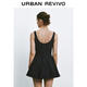 
UR2025 summer new women's ballet style ultra-short vest dress UYU750077 royal blue S