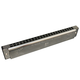 Tongbao 6624p actualizado y modificado de aluminio de metal de metal de metal armónica de 24 orejas para adultos de alta gama actualizados y modificado de metal negro Cube A# Tune Tune