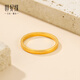 Century Yuan gold ancient method direct face ring birthday gift ring mouth 15 gold weight about 1.54g