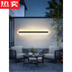 Huikeying Shang Germany imported quality wall lamp waterproof aisle stair light long wall lamp outdoor balcony lamp door villa courtyard 9227-rainproof model 9227-30c-neutral light-12w