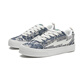 Lightning X Storm Picasso Gemälde gemeinsam von Blitzmännern und Frauenschuhen Rache Sturm kleine Duftbrotschuhe Erhöhten Paar Skateboardschuhe LS-699 Sternenhimmelblau 45