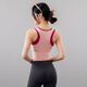 VFU new high-intensity shock-proof sports bra new style yoga vest with chest pad for women Pilates running blue S recommended (85-98Jin Jin equals 0.5kg)