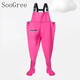 SooGree sea suit children's wading pants fishing clothing waders play sand water suit one-piece rain boots and rain pants one-piece catch fish