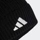 adidas足球运动保暖针织帽子冷帽男女阿迪达斯官方HS9765 黑色/白 OSFM