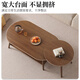 Shanshan wooden art coffee table living room simple coffee table small apartment side table tea table Nordic side table balcony mini table
