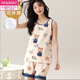 
Modal bra comes with chest pad integrated vest pajamas for women for summer comfortable cotton sweet cartoon sleeveless home clothing set vest set [with chest pad] F9856 M women Recommended 80-100Jin [Jin equals 0.5 kg]