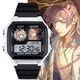 Nombre de código Yuan Furong Liu Bian Yuan Ji Zuoci Ratio de reloj Electronic School Escuela Primaria Regalo con despertador Silent Luminoso Luminoso Men and Women [Fashion Silver Black] -D3271 Reloj electrónico [Movimiento importado + Long Long Standby] Regalo de regalo