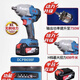 Dongcheng 20V rechargeable brushless impact wrench DCPB698 high torque 910 Nm auto repair rack electric wind cannon Single electric single charge 4.0Ah [standard] Dongcheng DCPB698 brushless electric wrench
