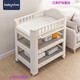 Oimgbabyviva Baby Windel Tabelle Baby Touch Care Table Windel ändern bewegliche Neugeborene Bad Krippe Windel Tisch + Latexpolster