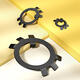 Xuanzhi Qualifizierte Rückzugsboot GB858 Runde Nussstopp Waschmaschine Sechs-Klauen-Anti-Loose-Waschmaschine Schildzeug Ring M10M12200 802